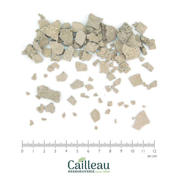 CLAY (GHASSOUL) chunks cut