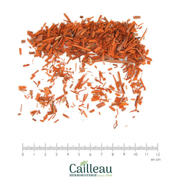 RED SANDALWOOD wood cut